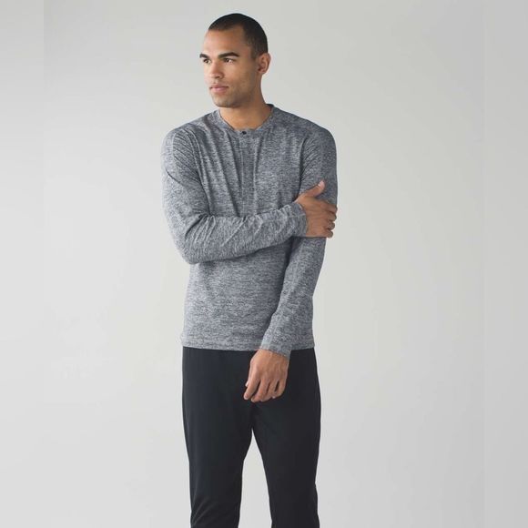 Lululemon Surge Long Sleeve Henley
Space Dye Camo Black Dark Slate - Picture 1 of 9